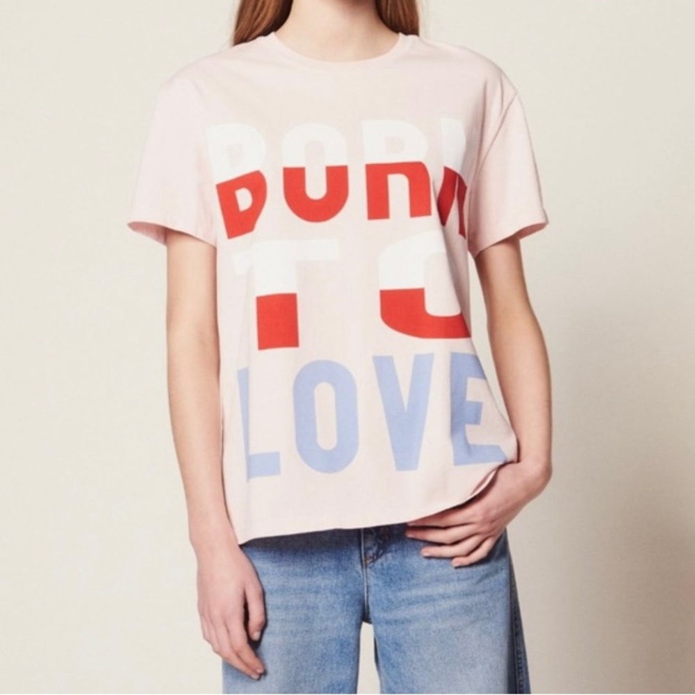 Sandro “Born to Love” T-shirt